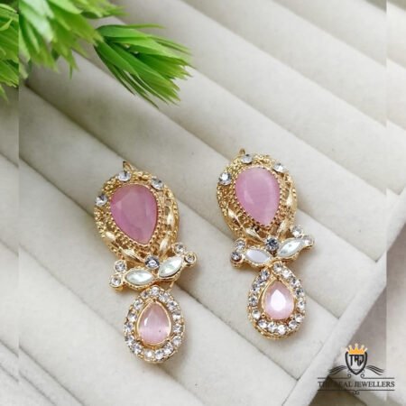 Crystal Gold Plated Earrings for Girls/Women