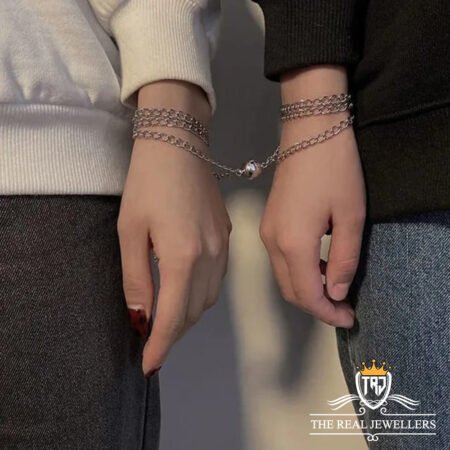 Silver Plated Pair of Pendant For Couples with Lock Pendant Set For Women/Men, Pendant Set For Women/Men.