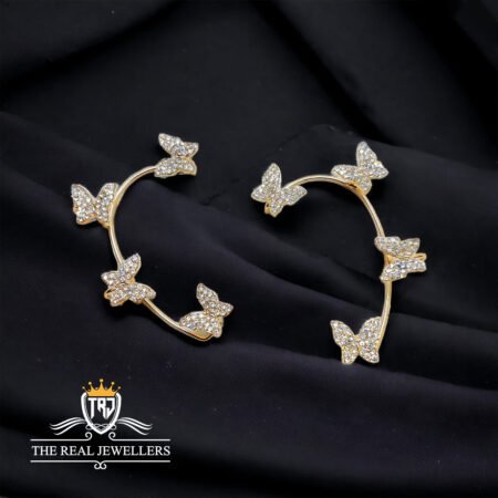 A Gold Plated Crystal Stone Earrings For Girls/Women Earrings Set for Girls/Women