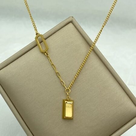 Gold Bar Pendant